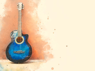 Gitarre Bild Zeichnung